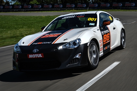 Toyota's new TR 86 race car